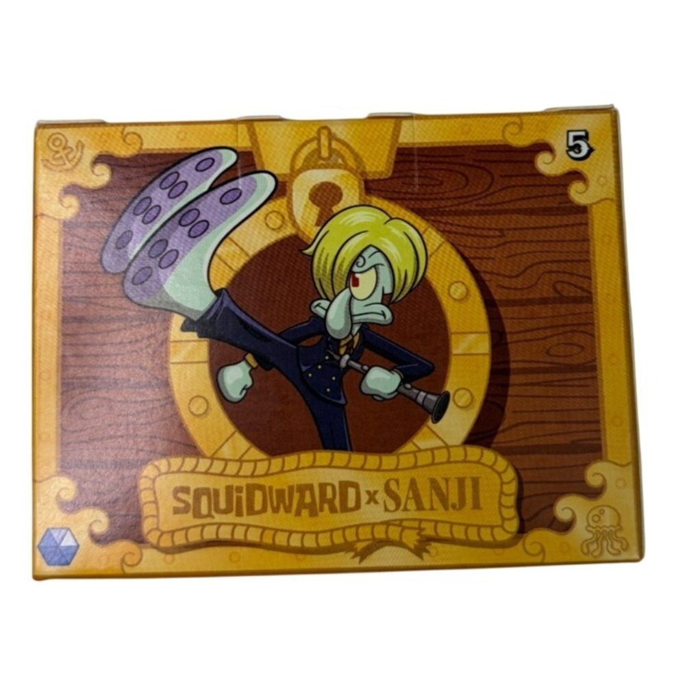 Mcdonald's Spongebob Squarepants One Piece Squidward × Sanji #5 Happy Meal Toy